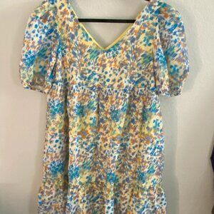Les Femme Tiered Floral Dress – Size S